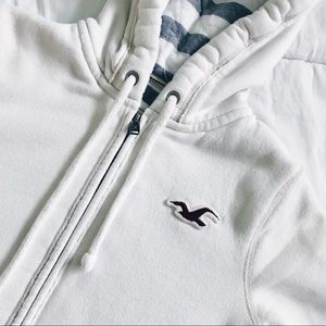 Hollister White Hoodie